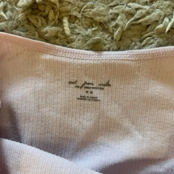 Urban Outfitters Out From Under pink halter crop top - Size M - Picture 4 of 5